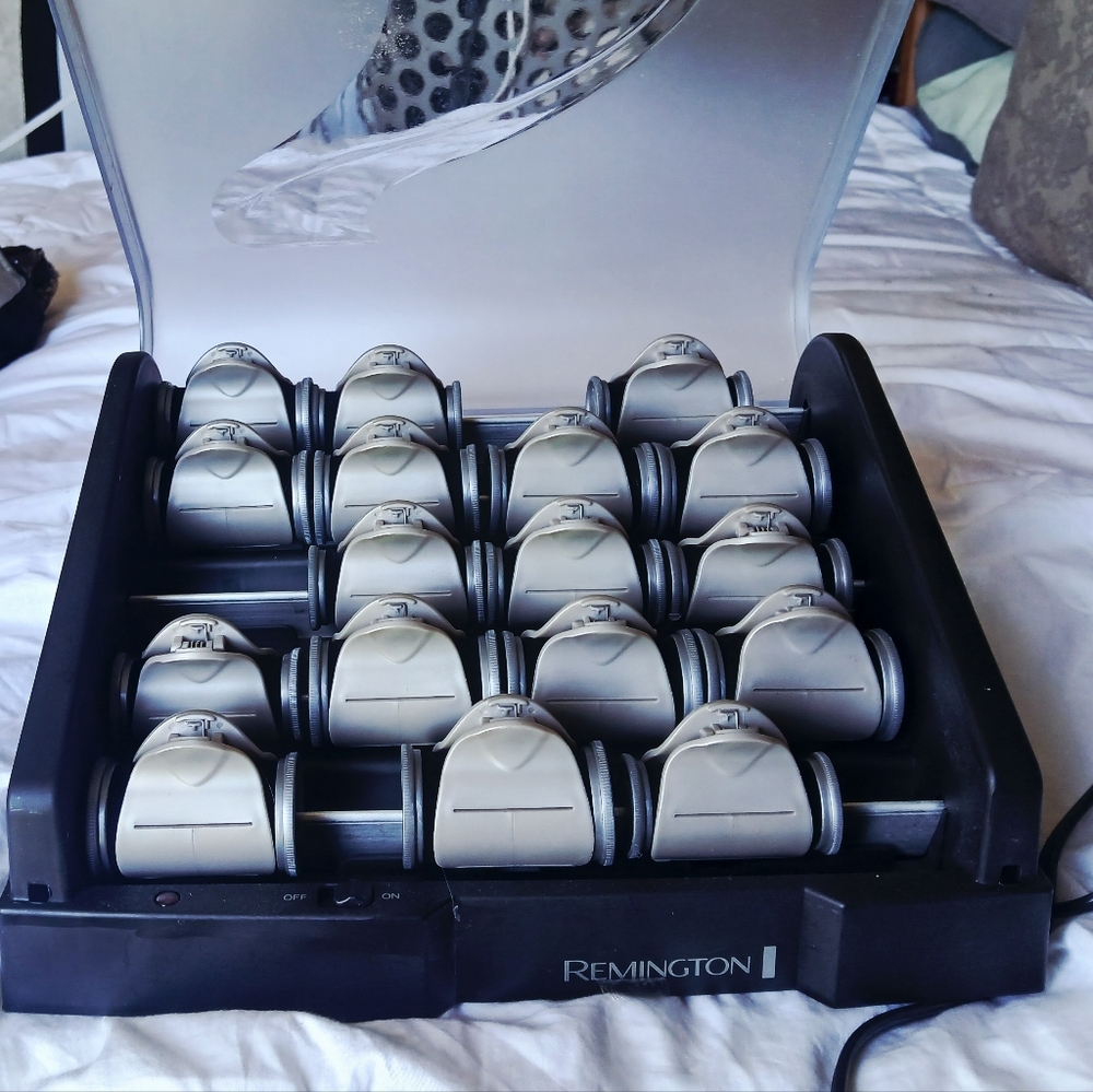 Remington Black and Gray Hair Roller Kit